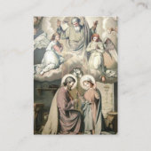 伝統的なカトリック教の結婚式の引き出物の神聖なカード 名刺 (正面)