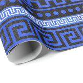 伝統的なギリシャの雷文パターン ラッピングペーパー (ロールコーナー)