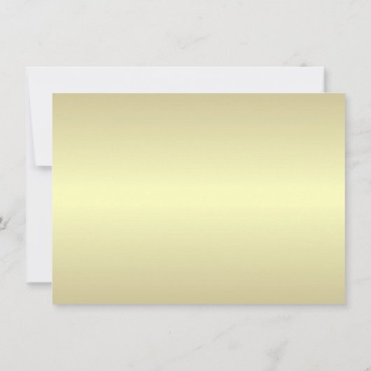 伝統的なクラシックレッ中国のド金ゴールド結婚式招待 招待状 (裏面)