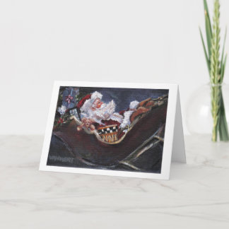 伝統的なクリスマスのモダンなねじれ シーズンカード