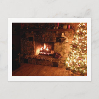 伝統的なクリスマス シーズンポストカード