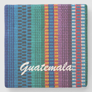伝統的なグアテマラの生地の織り方のカスタムの文字 ストーンコースター