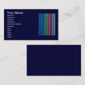 伝統的なグアテマラの生地の織り方 名刺 (正面/裏面)