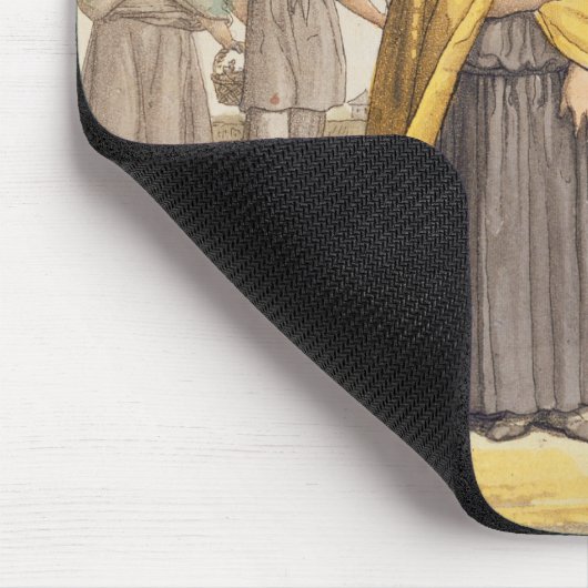 伝統的なコスチューム、新星のCacicheのインディアン マウスパッド (コーナー)