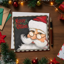 伝統的なサンタ 楽しいクリスマス ホリデー