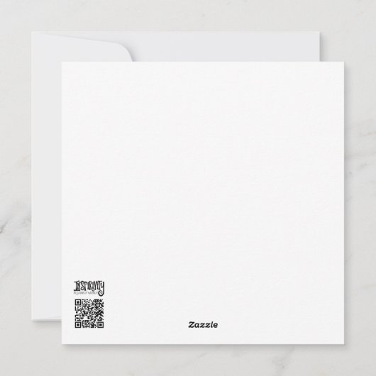 伝統的なサンタ 楽しいクリスマス ホリデー シーズンカード (裏面)