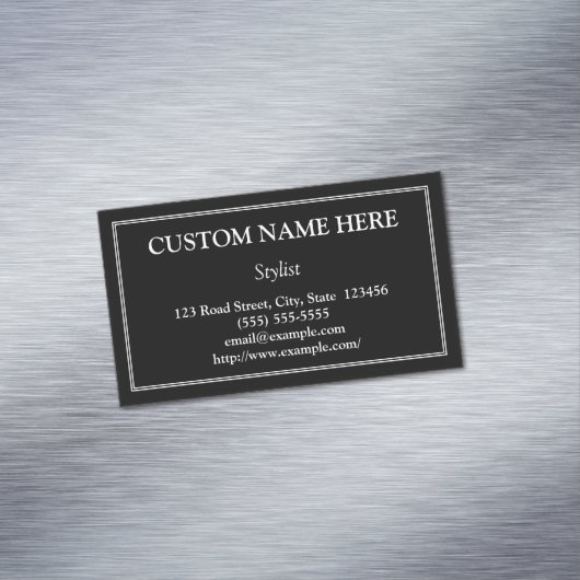 伝統的なスタイリストの磁気名刺 マグネット名刺 (インサイチュ)