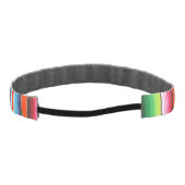 伝統的なスペイン人のSerapeのフェスタのメキシコ人毛布 アスレチックヘッドバンド (裏面)