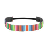 伝統的なスペイン人のSerapeのフェスタのメキシコ人毛布 アスレチックヘッドバンド (正面)