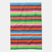 伝統的なスペイン人のSerapeのフェスタのメキシコ人毛布 キッチンタオル (縦)