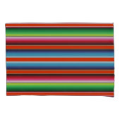 伝統的なスペイン人のSerapeのフェスタのメキシコ人毛布 枕カバー (正面)