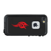 伝統的なタトゥーアートにインスパイアされたデザイン LifeProof iPhoneケース (裏面横)