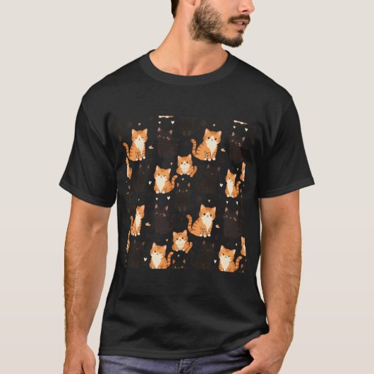 伝統的なタトゥースタイルの鯉 Tシャツ (正面)