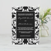 伝統的なダマスク織の招待状 招待状 (スタンド正面)