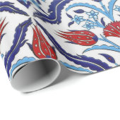 伝統的なトルコのタイル ラッピングペーパー (ロールコーナー)