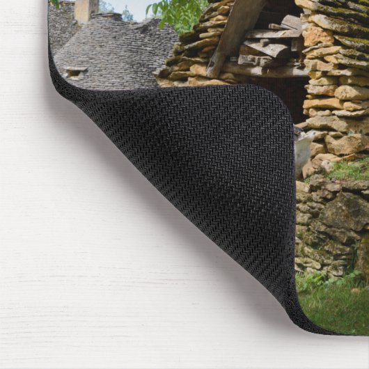 伝統的なフォアグラのガチョウの農場のmousepad マウスパッド (コーナー)