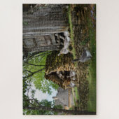 伝統的なフォアグラのガチョウの農場 ジグソーパズル (縦)