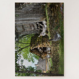 伝統的なフォアグラのガチョウの農場 ジグソーパズル