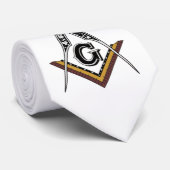 伝統的なフリーメーソンの正方形およびコンパス第5 ネクタイ (ロール)