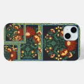 伝統的なフローラル フォーク アートの植物パターンと Case-Mate iPhoneケース (裏面 (横))
