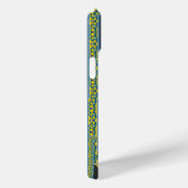 伝統的なフローラル フォーク アートの植物パターンと Case-Mate iPhoneケース (裏面 / 右)