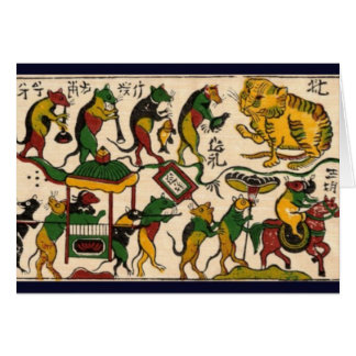 伝統的なベトナムを結婚している猫およびマウス