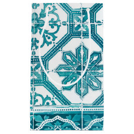 伝統的なポルトガルの青いタイルのデザイン スモールペーパーバッグ