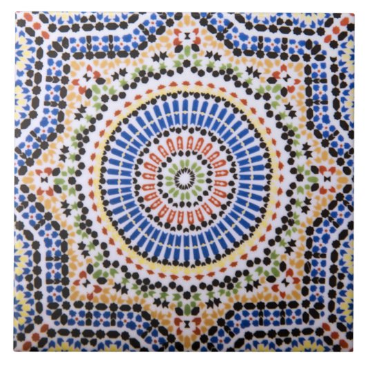 伝統的なポルトガル人のAzulejoのタイルパターン タイル (正面)