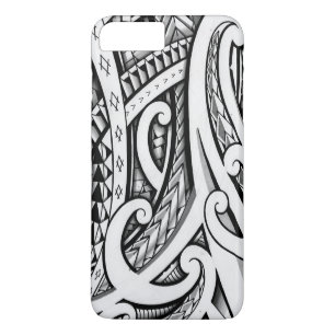 伝統的なマオリのスタイルの入れ墨のデザイン iPhone 8 PLUS/7 PLUSケース