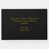 伝統的なマンダラ クラシック エレガント ラグジュアリー ウェディング ゲストブック (裏面)