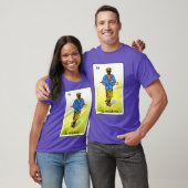 伝統的なメイカンカードゲーム N26 El negrito レトロ Tシャツ (ユニセックス)