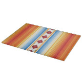 伝統的なメキシコ人のSerapeの総括的なパターン カッティングボード (角)