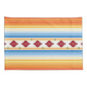 伝統的なメキシコ人のSerapeの総括的なパターン 枕カバー (裏面-右)