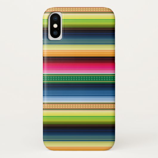 伝統的なメキシコ総括的なSerape Case-Mate iPhoneケース (裏面)