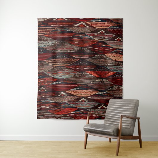 伝統的なモロッコのベルベル人のアート作品 タペストリー (インサイチュ)