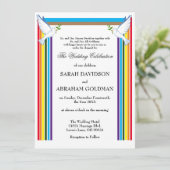 伝統的なユダヤ教の結婚式の招待状 - 方舟 招待状 (スタンド正面)