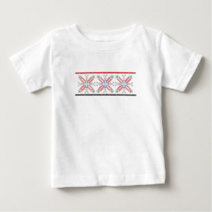 伝統的なルーマニアの民芸のモチーフルーマニア1 ベビーTシャツ