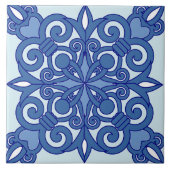 伝統的なヴィンテージのアラビアセラミックタイル タイル (正面)