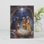 伝統的な三賢士の降誕祭 シーズンカード (スタンド正面)