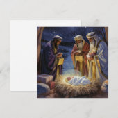 伝統的な三賢士の降誕祭 招待状 (正面/裏面)