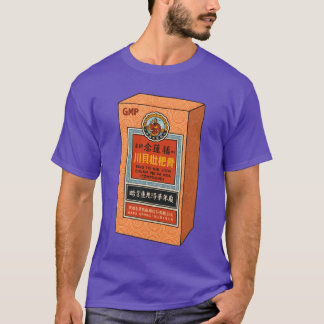 伝統的な中国の医学箱のオーバーサイズ Tシャツ