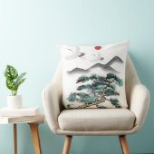 伝統的な中国風景水墨画 クッション (椅子)