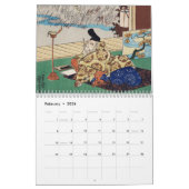 伝統的な仏日本の教僧  カレンダー (2月 2026)