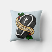 伝統的な入れ墨の棺の装飾用クッション クッション (裏面)