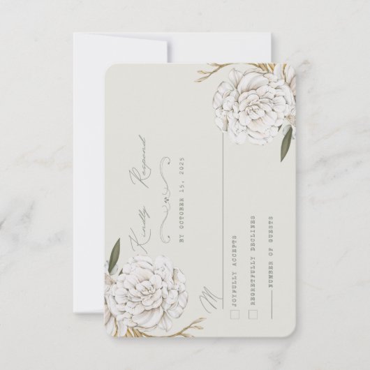 伝統的な出欠確認カード 出欠カード (正面)