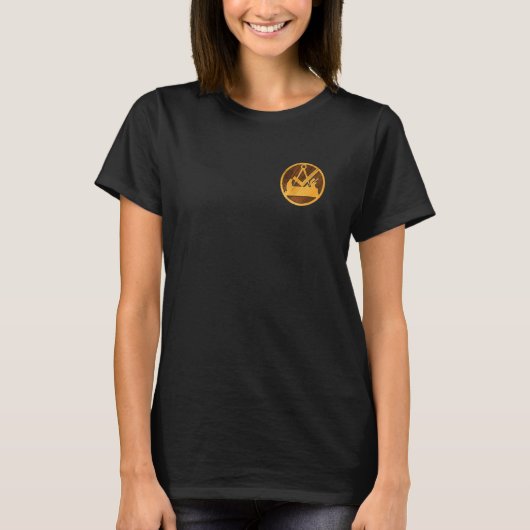 伝統的な大工と大工ギルドの紋章のo tシャツ (正面)