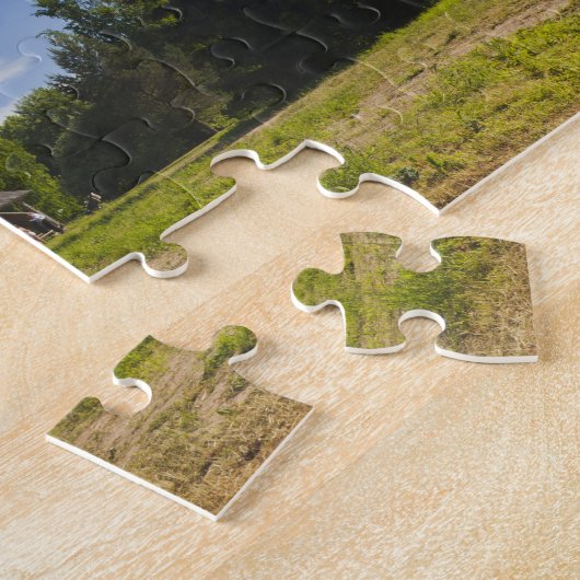 伝統的な木製ロシアの正教会 ジグソーパズル (側面)