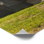 伝統的な木製ロシアの正教会 ポスター (角)