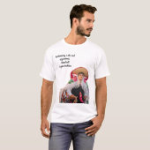 伝統的な民俗の男 Tシャツ (正面フル)