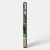 伝統的な漁村の猫 iPhoneケース (左側面)